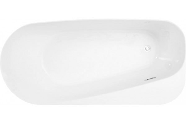 Акриловая ванна Allen Brau Priority 1 170x80, белая, овальная, объем 240 л.