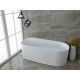 Акриловая ванна Allen Brau Priority 1 170x80, белая, овальная, объем 240 л.