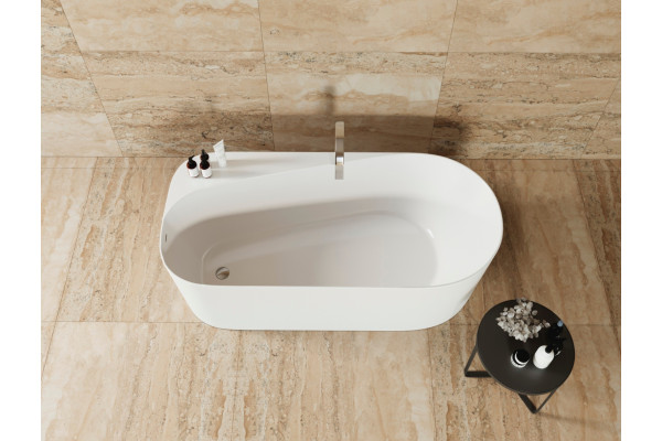 Акриловая ванна Allen Brau Priority 1 170x80, белая, овальная, объем 240 л.