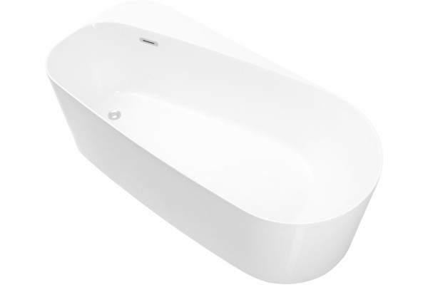 Акриловая ванна Allen Brau Priority 1 170x80, белая, овальная, объем 240 л.