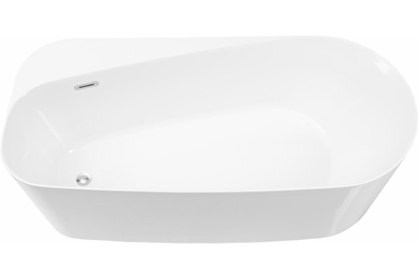 Акриловая ванна Allen Brau Priority 1 170x80, белая, овальная, объем 240 л.