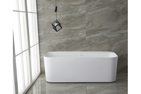 Акриловая ванна Allen Brau Infinity 1 170x80, белая матовая, прямоугольная, отдельностоящая