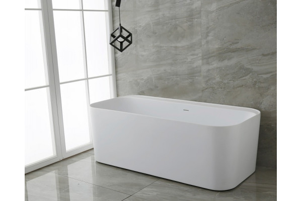 Акриловая ванна Allen Brau Infinity 1 170x80, белая матовая, прямоугольная, отдельностоящая