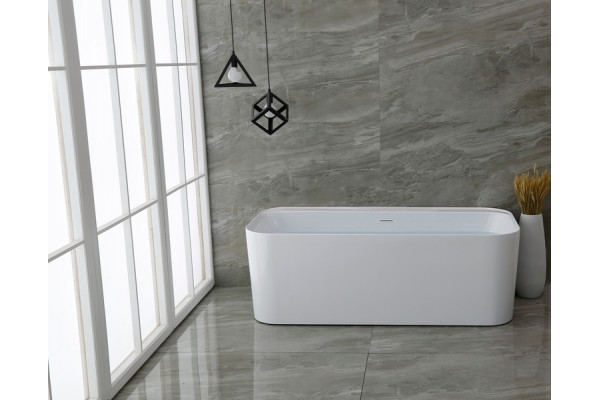 Акриловая ванна Allen Brau Infinity 1 170x80, белая, прямоугольная, отдельностоящая