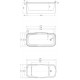 Акриловая ванна Allen Brau Infinity 3 170x78, белая матовая, овальная, отдельностоящая