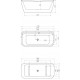 Акриловая ванна Allen Brau Infinity 2 170x78, белая матовая, прямоугольная, отдельностоящая