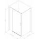 Душевой уголок Allen Brau Priority 120x90 Cr прямоугольный, двери распашные