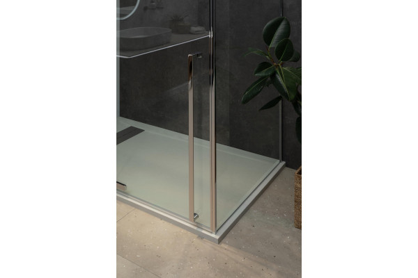 Душевой уголок Allen Brau Priority 120x90 Cr прямоугольный, двери распашные