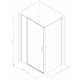 Душевой уголок Allen Brau Priority 120x80 Cr прямоугольный, двери распашные