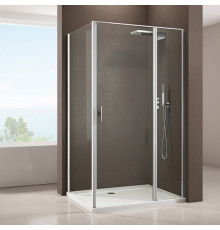 Душевой уголок Allen Brau Priority 100x90 Cr прямоугольный, двери распашные