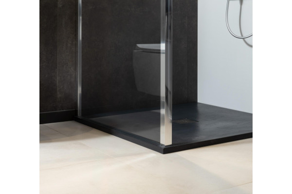 Душевой уголок Allen Brau Priority 100x80 Cr прямоугольный, двери распашные
