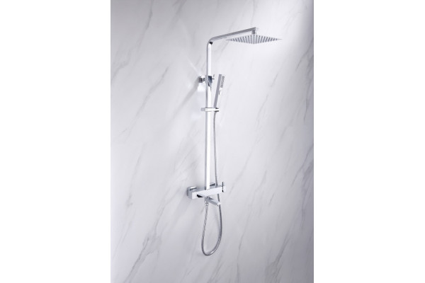 Душевая стойка Allen Brau Infinity 5.21029-00 хром штанга 127.1 см, шланг 150 см