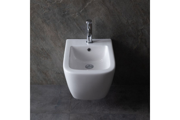 Биде подвесное Allen Brau Infinity 4.21006.20 цвет белый, прямоугольное, 36x51.5 см