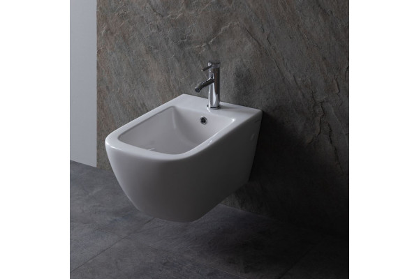 Биде подвесное Allen Brau Infinity 4.21006.20 цвет белый, прямоугольное, 36x51.5 см