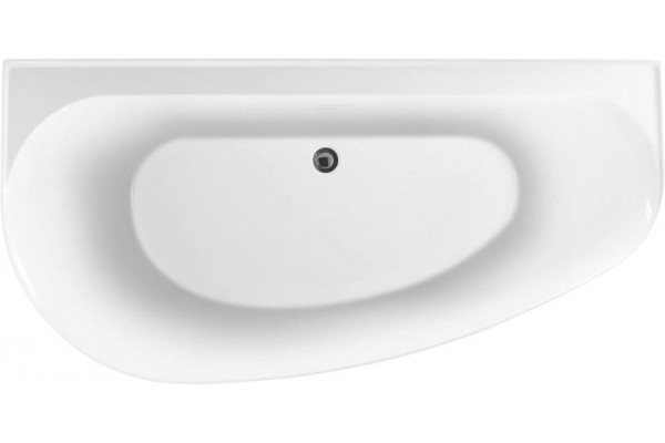 Акриловая ванна Allen Brau Priority 5 R,160x78, белая матовая, асимметричная, пристенная