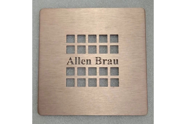 Крышка сливного отверстия для душевого поддона Allen Brau Priority 8.310N1-60 брашированная медь