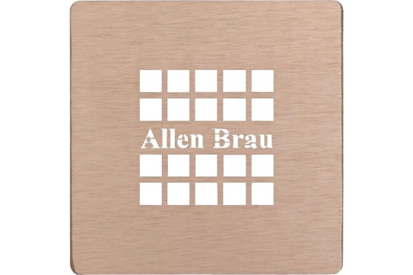 Крышка сливного отверстия для душевого поддона Allen Brau Priority 8.310N1-60 брашированная медь