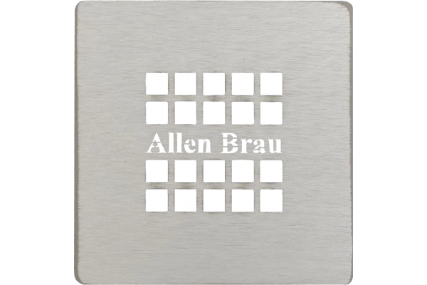 Крышка сливного отверстия для душевого поддона Allen Brau Priority 8.310N1-BA серебро серый