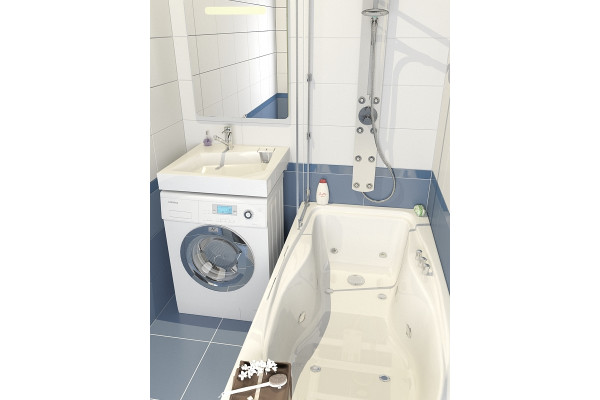 Раковина Altasan Quadro 60x60 цвет белый, квадратная