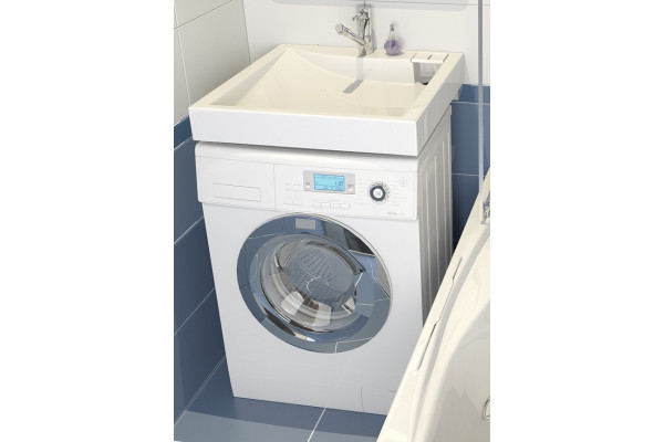 Раковина Altasan Lux 60 квадратная, цвет белый