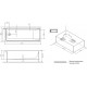 Каркас для ванны Am.Pm Gem W90A-170-070W-R