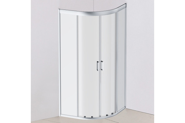 Душевой уголок Am.Pm Gem W90G-401-100WT 100x100 четверть круга, двери раздвижные