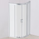 Душевой уголок Am.Pm Gem W90G-401-100WT 100x100 четверть круга, двери раздвижные