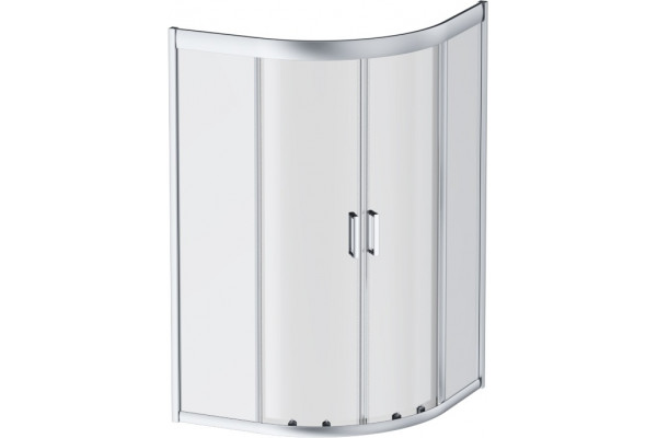 Душевой уголок Am.Pm Gem Deep W90G-401A090WT 90x90 четверть круга, двери раздвижные