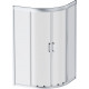 Душевой уголок Am.Pm Gem Deep W90G-401A090WT 90x90 четверть круга, двери раздвижные