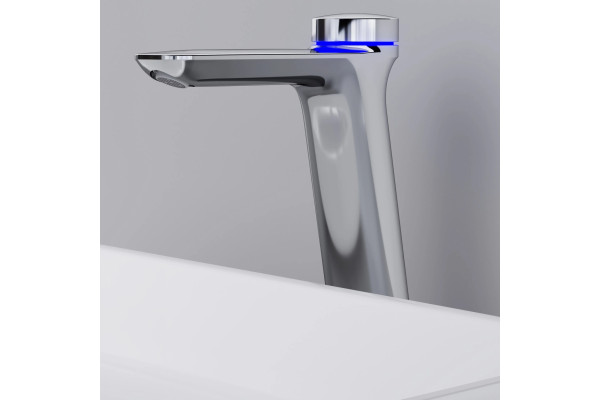 Термостат Am.Pm Inspire V2.0 F50A93400 TouchReel электронный, для раковины, с донным клапаном, термостат, хром