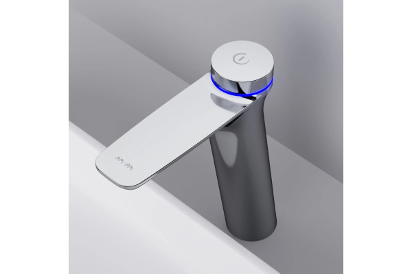 Термостат Am.Pm Inspire V2.0 F50A93400 TouchReel электронный, для раковины, с донным клапаном, термостат, хром