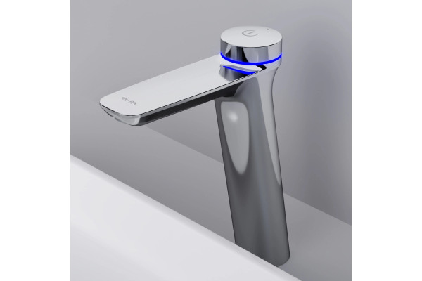 Термостат Am.Pm Inspire V2.0 F50A93400 TouchReel электронный, для раковины, с донным клапаном, термостат, хром