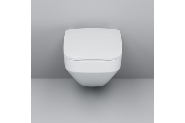 Унитаз подвесной Am.Pm Inspire V2.0 C50A1700SC безободковый белый, прямоугольный, 39x55 см