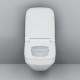 Унитаз подвесной Am.Pm Inspire V2.0 CCC50A1700SC безободковый с биде, белый, прямоугольный, 41x59 см