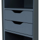 Шкаф-пенал Am.Pm Inspire V2.0 40 графит матовый подвесной, с дверками