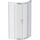 Душевой уголок AM.PM Gem W90G-401-080WT 80x80 четверть круга, двери раздвижные