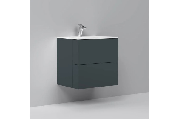 Тумба для комплекта Am.Pm Spirit 2.0 60 графит подвесная, с ящиками