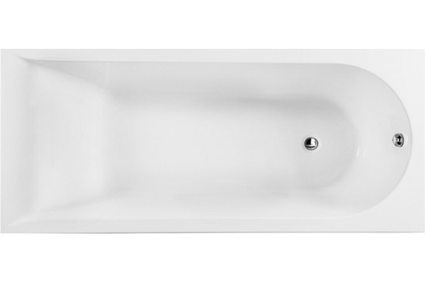 Акриловая ванна AM.PM Spirit 180x80 без гидромассажа прямоугольная, пристенная