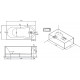 Акриловая ванна AM.PM X-Joy W88A-170-070W-A прямоугольная, пристенная