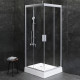 Душевой уголок AM.PM Gem W90G-403-090MT 90x90 квадратный, двери раздвижные