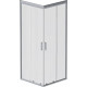 Душевой уголок AM.PM Gem W90G-403-090MT 90x90 квадратный, двери раздвижные