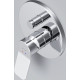 Смеситель Am.Pm X-Joy F85A45000 с внутренней частью, для ванны с душем, однорычажный, хром