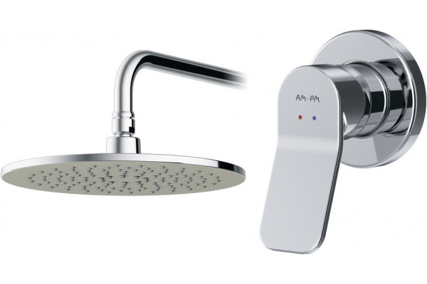 Душевой комплект Am.Pm X-Joy FB85A2R010 С ВНУТРЕННЕЙ ЧАСТЬЮ, для душа, хром