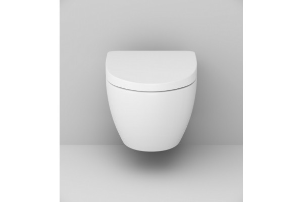 Комплект Am.Pm Spirit V2.0 IS48001.701700 с сиденьем микролифт, цвет белый,  в современном стиле