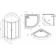 Душевой уголок Am.Pm X-Joy W88G-205-080BT 80x80 четверть круга, двери раздвижные