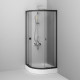 Душевой уголок Am.Pm X-Joy W88G-205-080BT 80x80 четверть круга, двери раздвижные