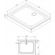 Поддон для душа Am.Pm Gem W90T-404-100280W 100x80 прямоугольный, низкий