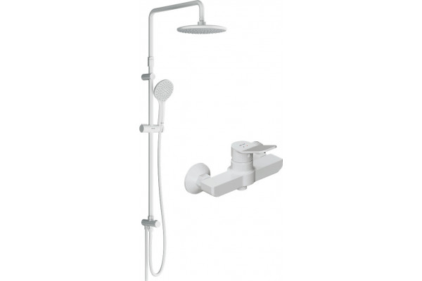 Душевой комплект Am.Pm X-Joy F43885A24 цвет белый, шланг пластиковый 175 см, 1 режим