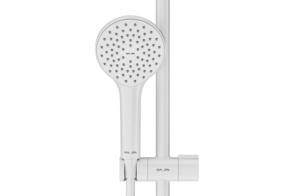 Душевой комплект Am.Pm X-Joy F43885A24 цвет белый, шланг пластиковый 175 см, 1 режим