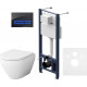 Комплект Am.Pm Spirit V2.0 IS450A38.701700 с сиденьем микролифт, сенсорная кнопка, цвет белый